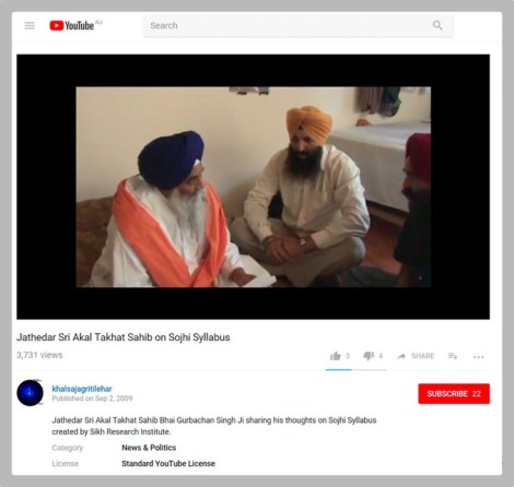 171216 PIC 02 Jathedar Concern Sojhi